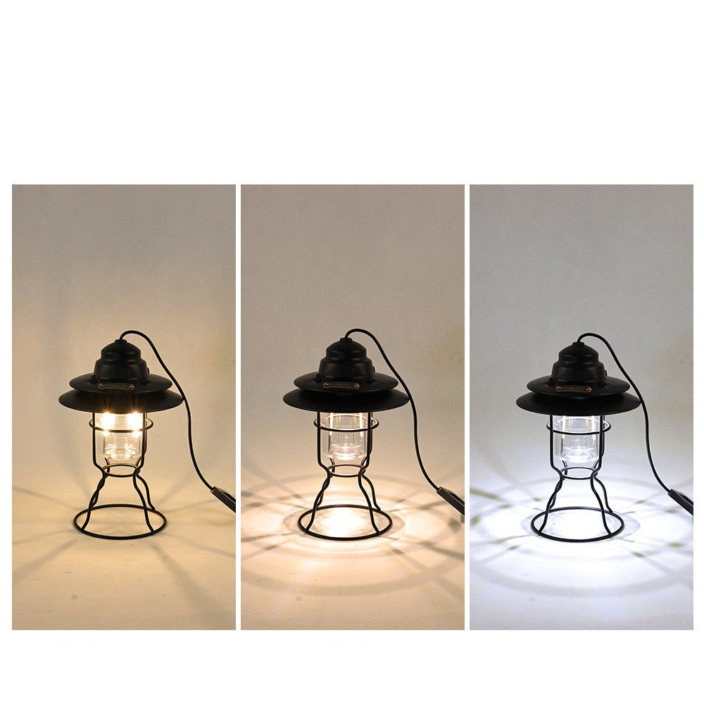 Éclairage multifonctionnel extérieur retro Barn Lantern portable