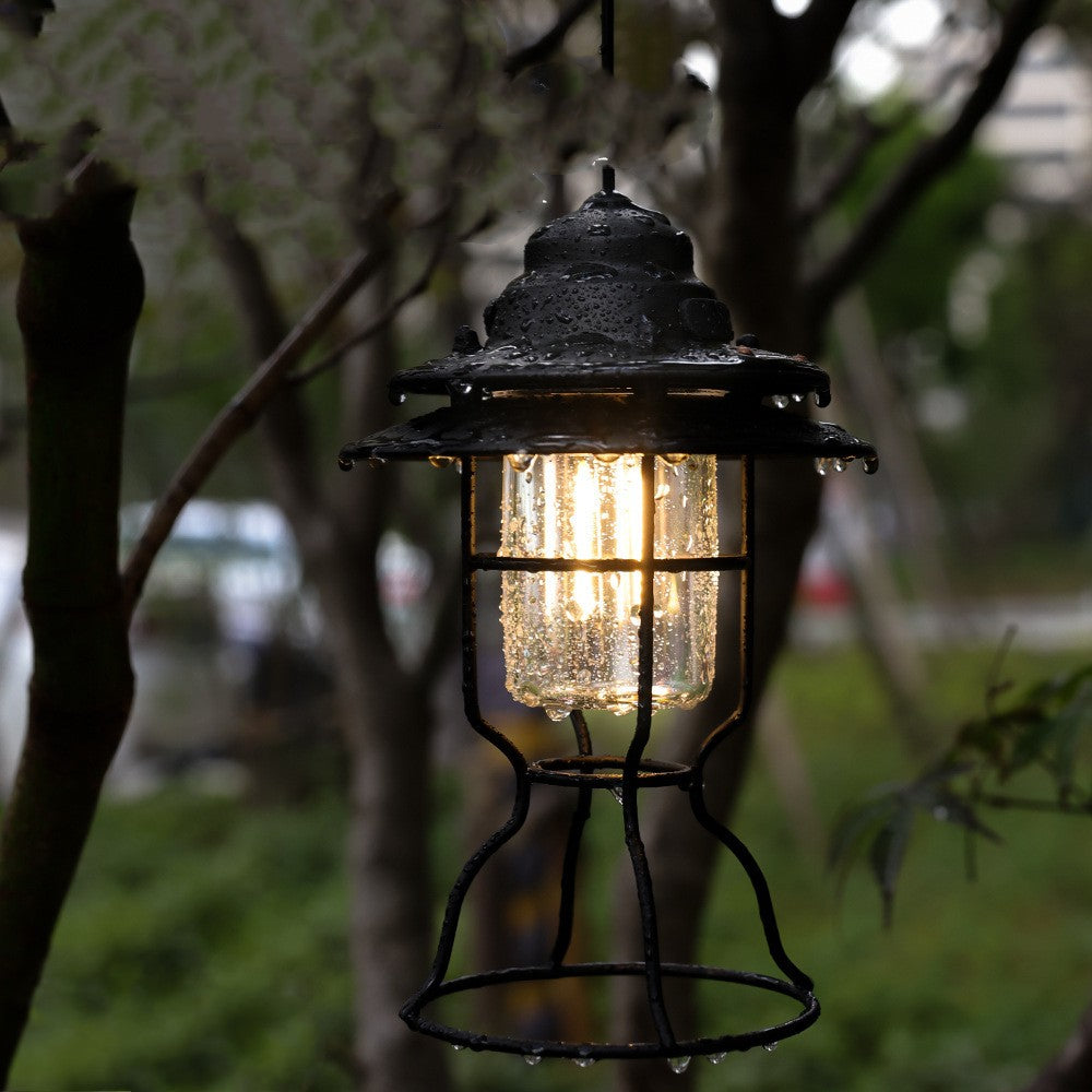 Éclairage multifonctionnel extérieur retro Barn Lantern portable
