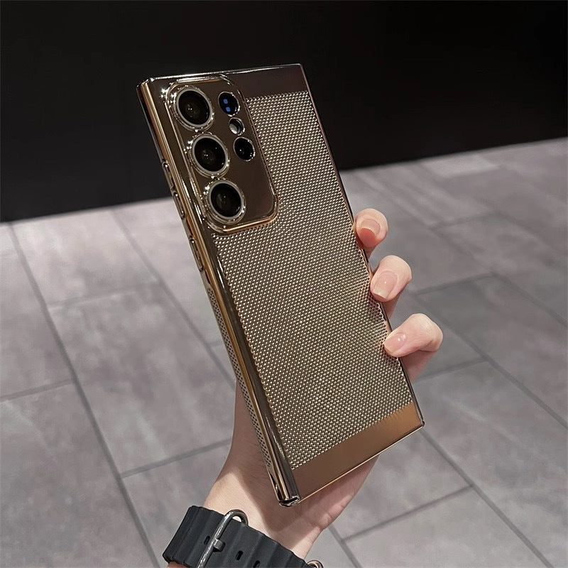 Summer Honeycomb Refroidissement Respirant Case Téléphone
