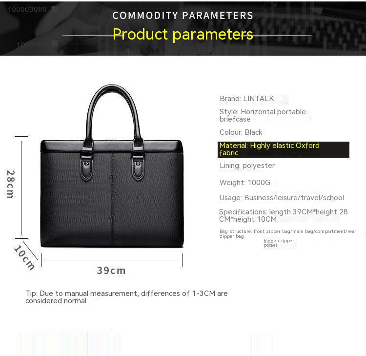Sac à main de bureau Sac à dossier portable