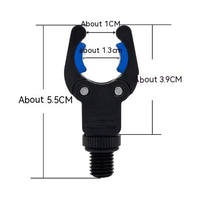 Accessoires Black Nylon Plastic Clamp Rod SA13 Bracket Head Luminous Sea Fishing Rod Acces