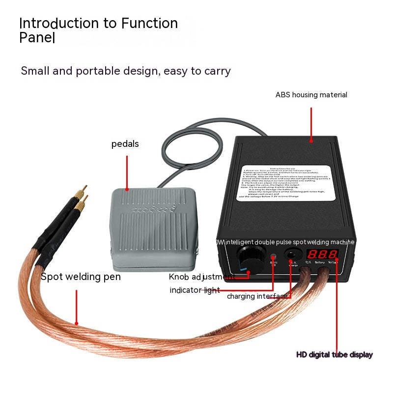 Batterie Lithium rechargeable Spot-soudeur Portable Haute Puissance Ménage Plein Se