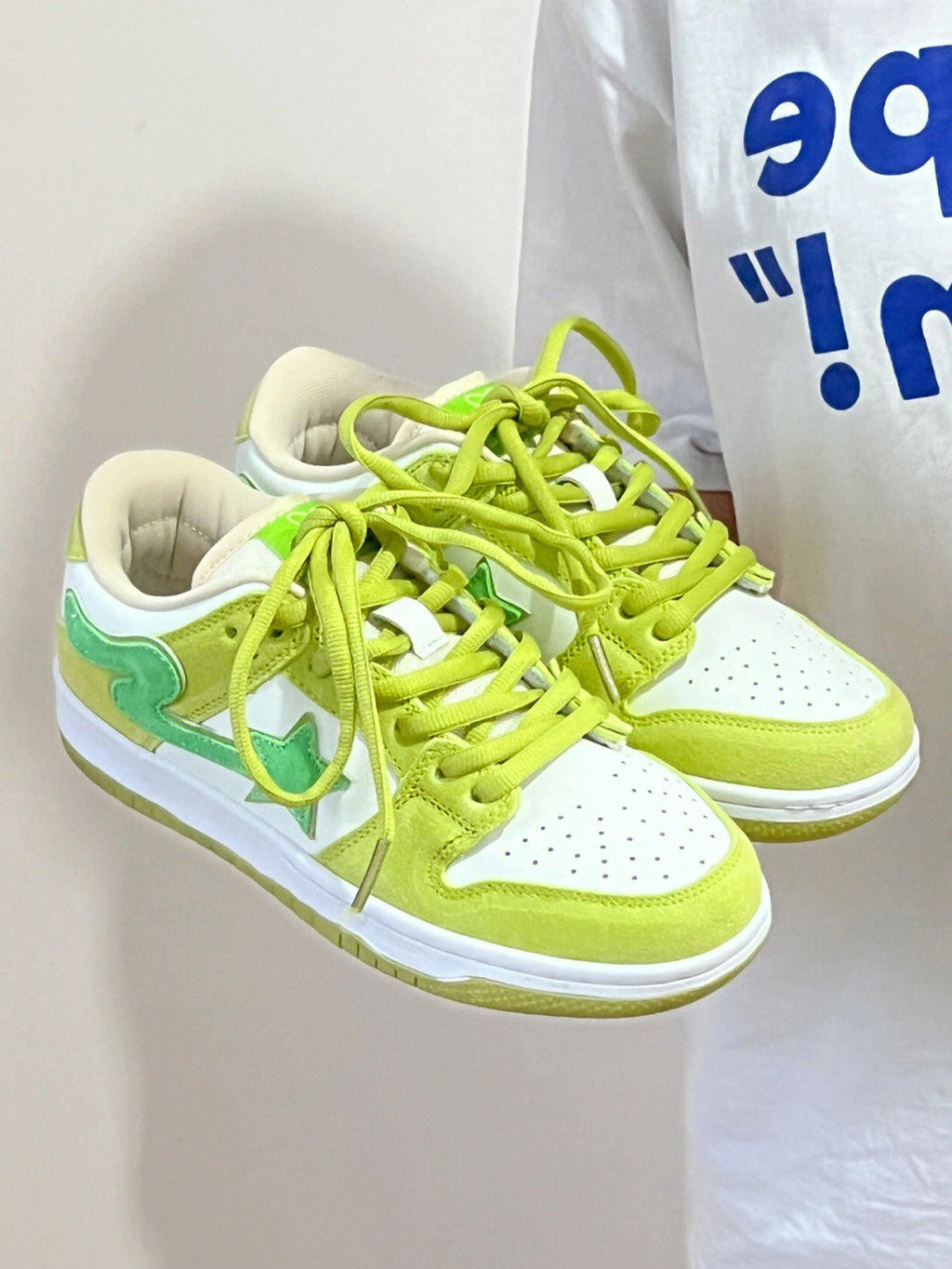 Apple Green Retro Sneakers Casual Platform Sneaker pour hommes
