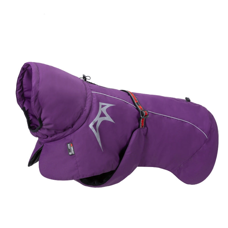 Animaux de compagnie Cotton rembourré vêtements automne et hiver imperméable chaud avec velours