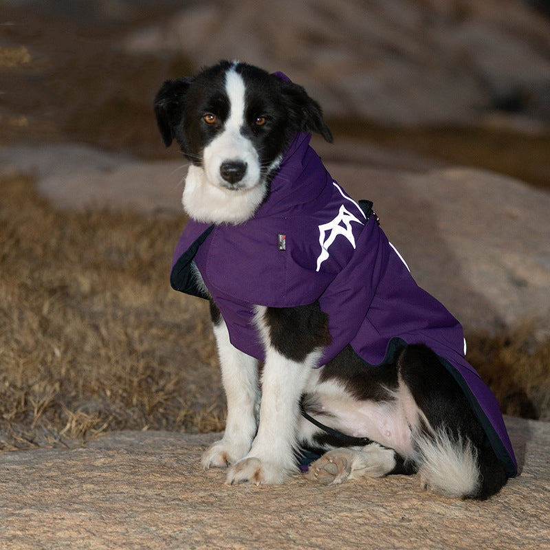 Animaux de compagnie Cotton rembourré vêtements automne et hiver imperméable chaud avec velours
