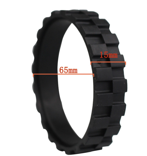 Pneu robot anti-abrasion Pneu de ceinture noir