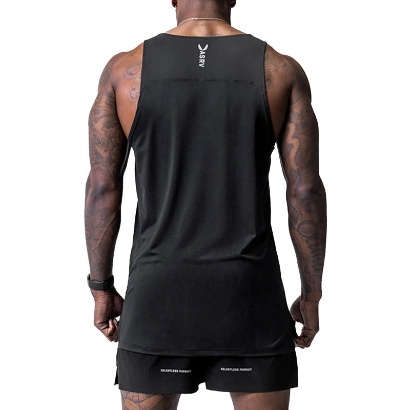 Men's Sports Vest Plus Taille Col rond imprimé