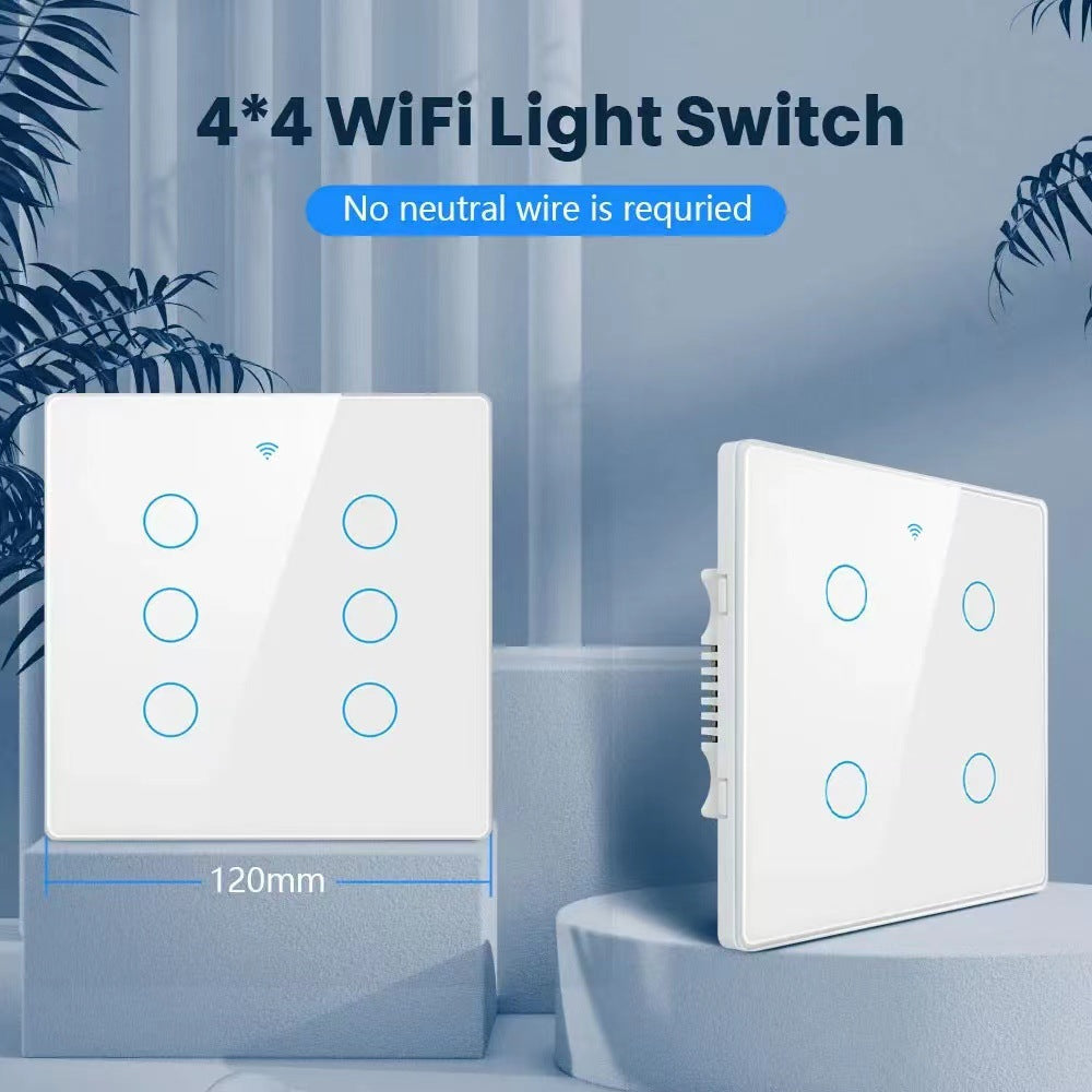 Contrôleur à distance en plastique Smart Touch Quatre voix à six voies avec fonction
