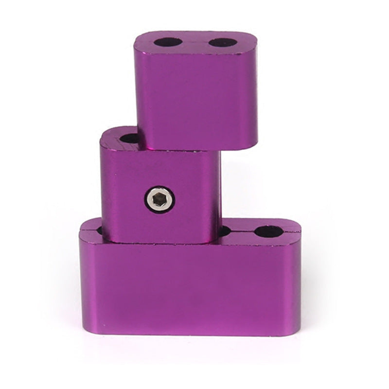 Three-piece metal fixing clip car modification