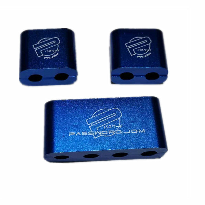 Three-piece metal fixing clip car modification