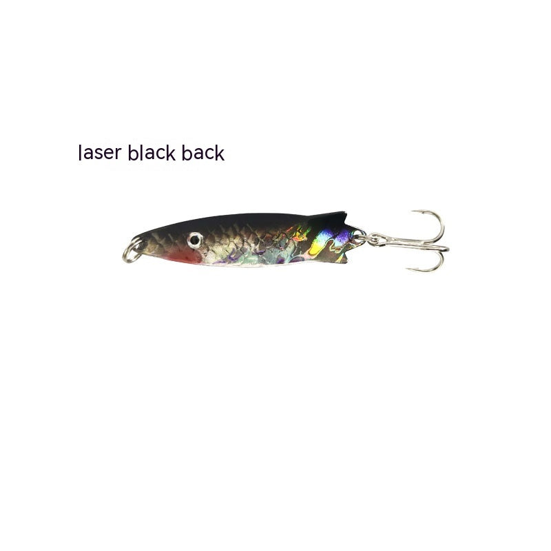 Curved Surface Lure Sequins White Strips Fishing Lure Equipment
