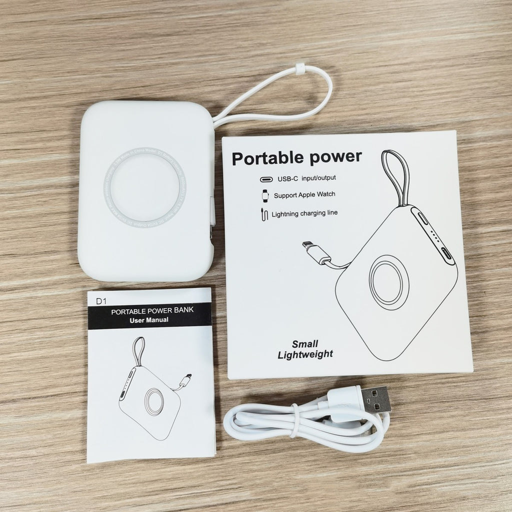 5000mah Portable Trois-en-un avec câble