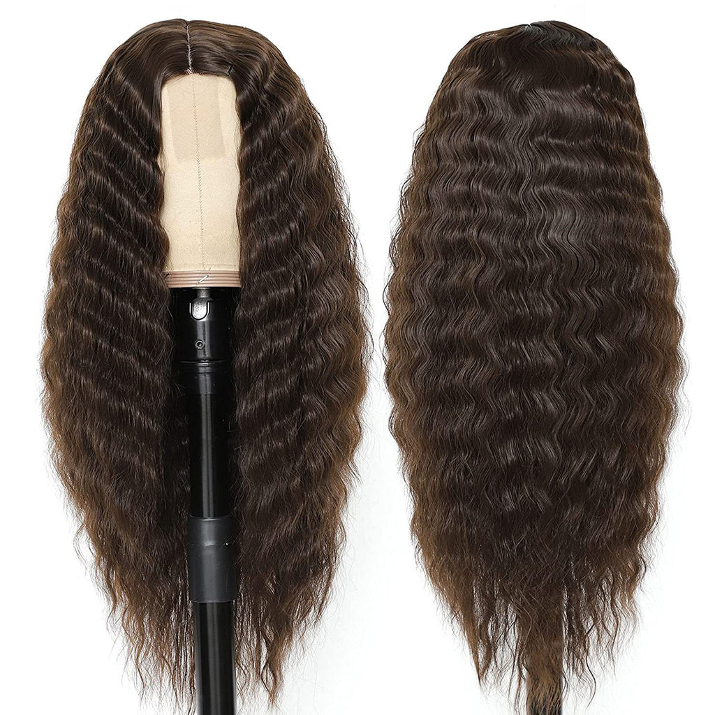 La dentelle des femmes Long Curly Wig