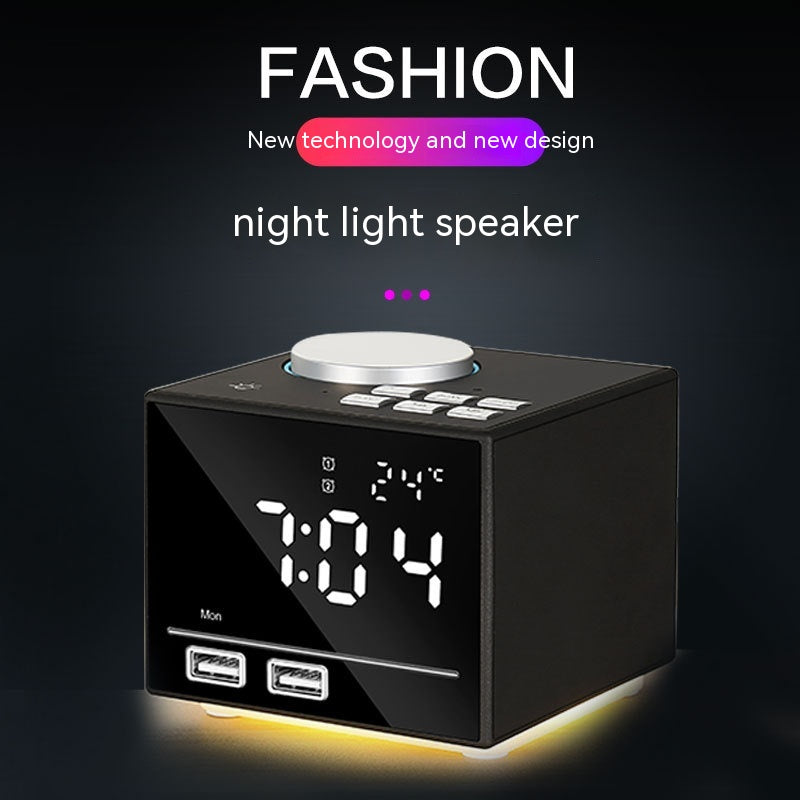 Haut-parleur Bluetooth réveil coloré Radio Smart Température
