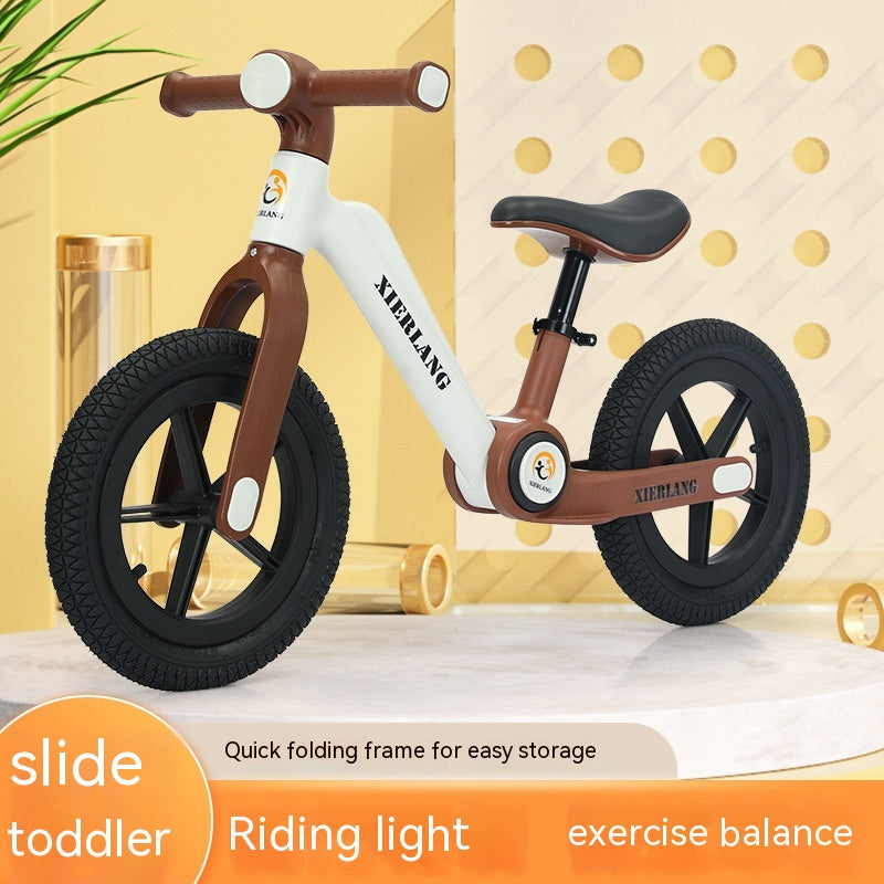 Vélo de balance pliable pour enfants sans pédale