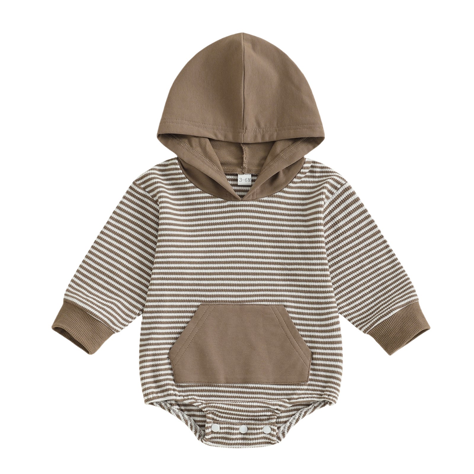 Romper rayé à manches longues pour enfants