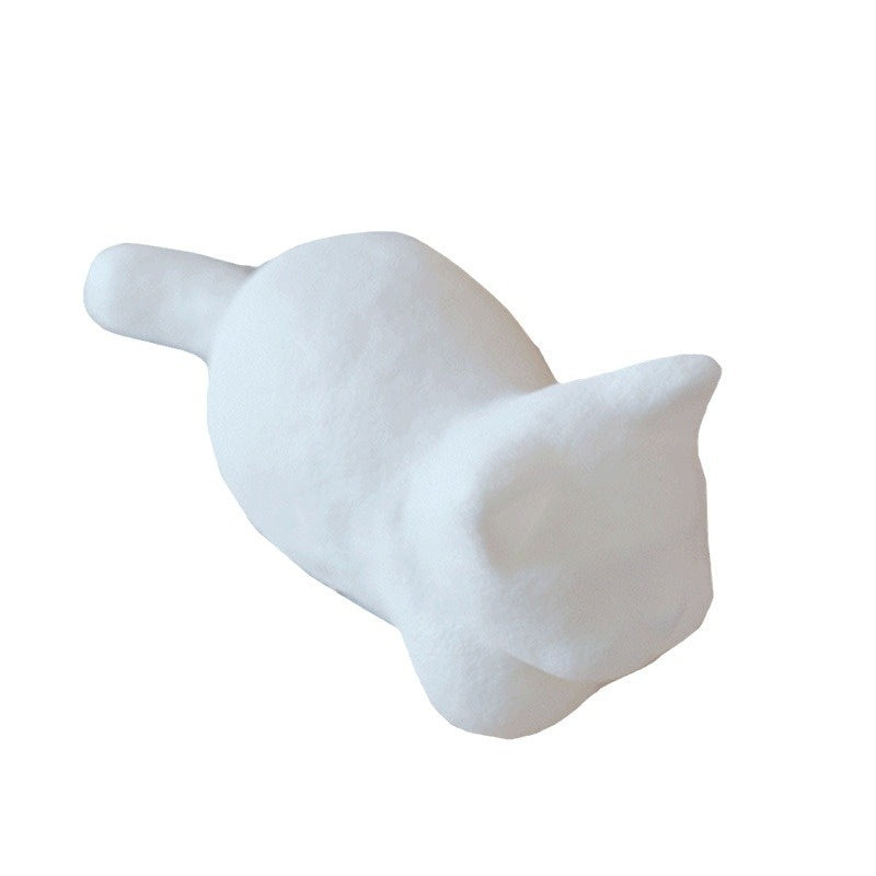 Femme fille chat Vinyl petite lampe de nuit Noël