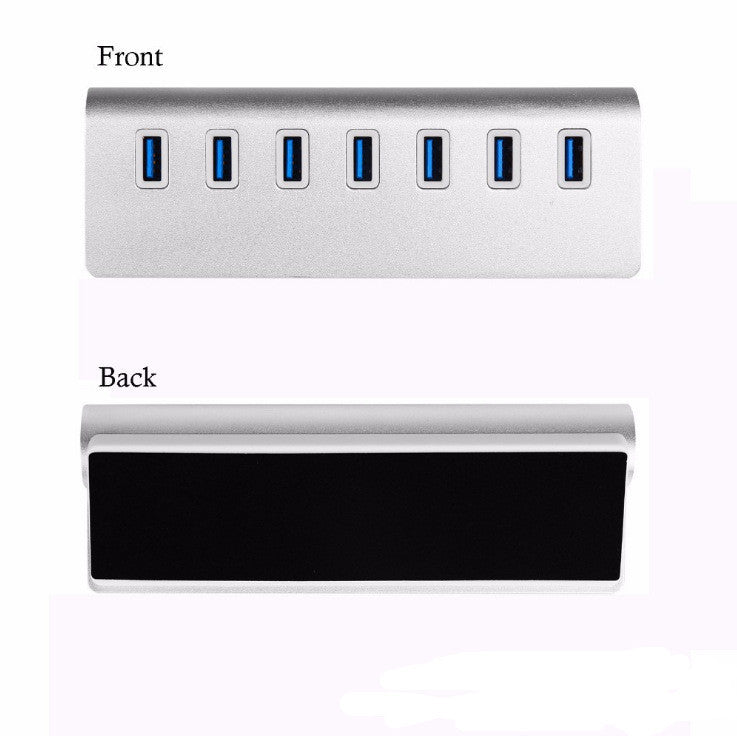 USB30 Hub à sept ports téléphone mobile charge en alliage d'aluminium