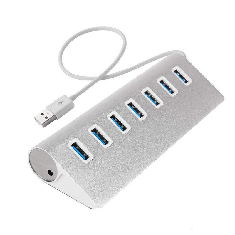 USB30 Hub à sept ports téléphone mobile charge en alliage d'aluminium