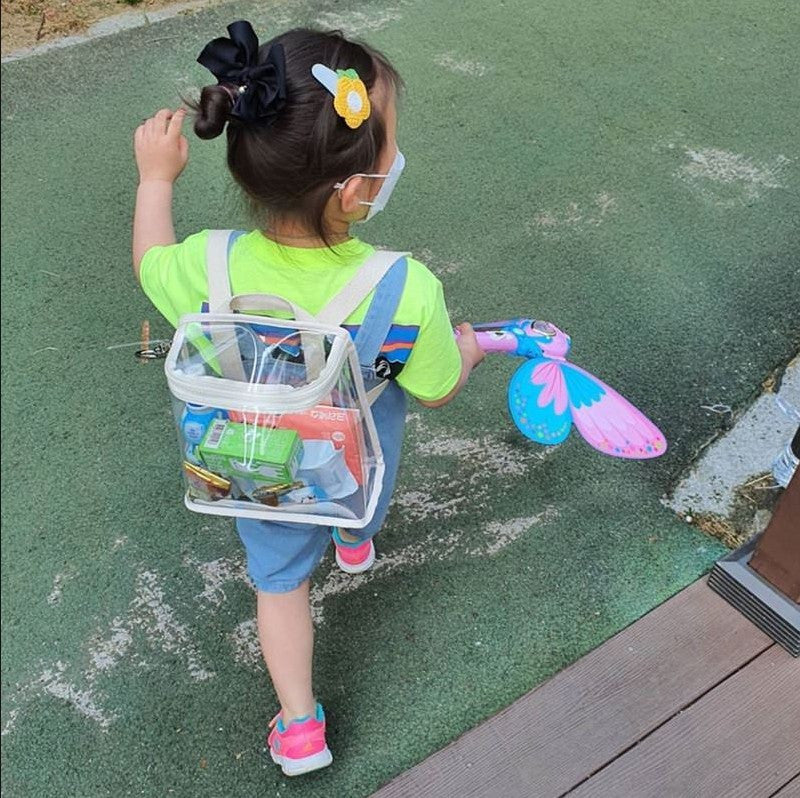 Enfants Street Shooting Outdoor Snack Toy Sac transparent