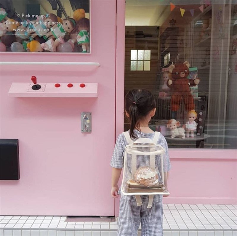 Enfants Street Shooting Outdoor Snack Toy Sac transparent