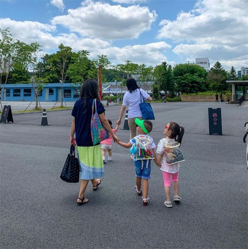 Enfants Street Shooting Outdoor Snack Toy Sac transparent