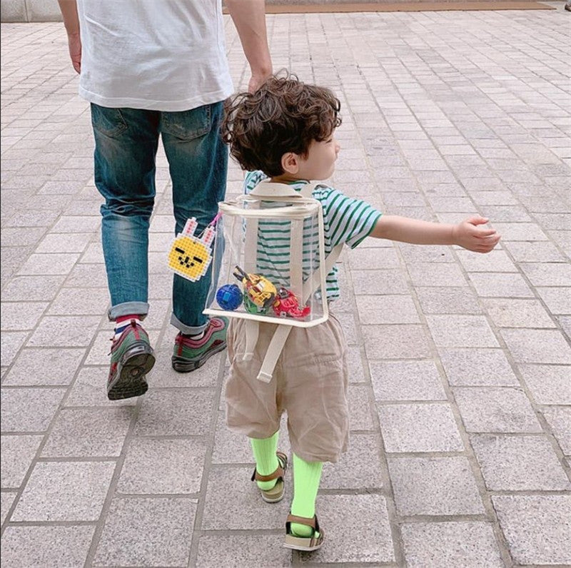 Enfants Street Shooting Outdoor Snack Toy Sac transparent