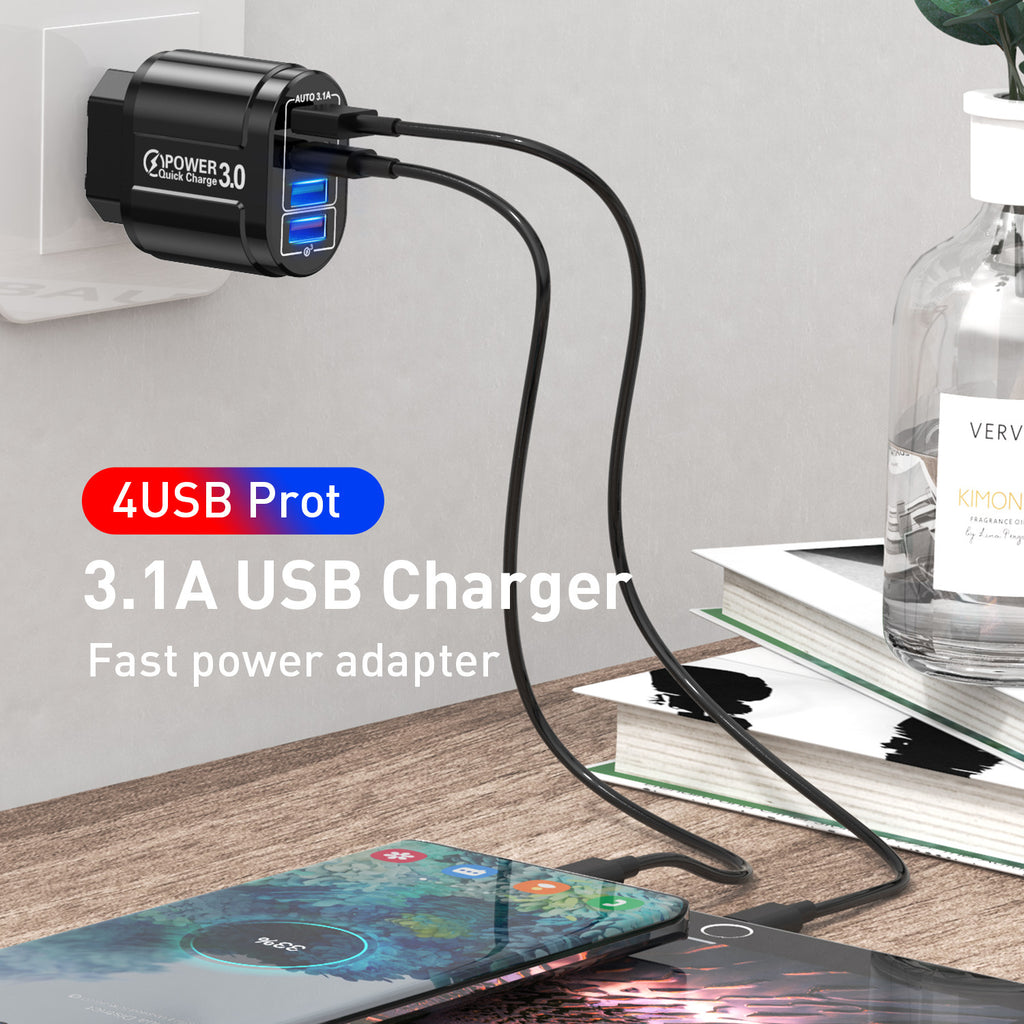 Chargeur en plastique pour téléphone intelligent à port unique