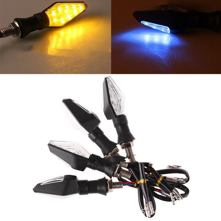 Signal de virage modifié de motocyclette Lumineux double face
