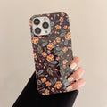Coque de téléphone Sticker d'eau peinture à l'huile Aeolian Bells Flower Double Film PC résistant aux gouttes
