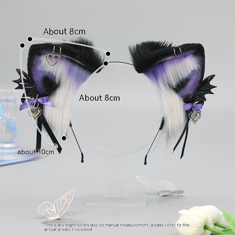 Bandeau Halloween Cent coiffures Accessoires capillaires pour filles japonaises Bandeau noir