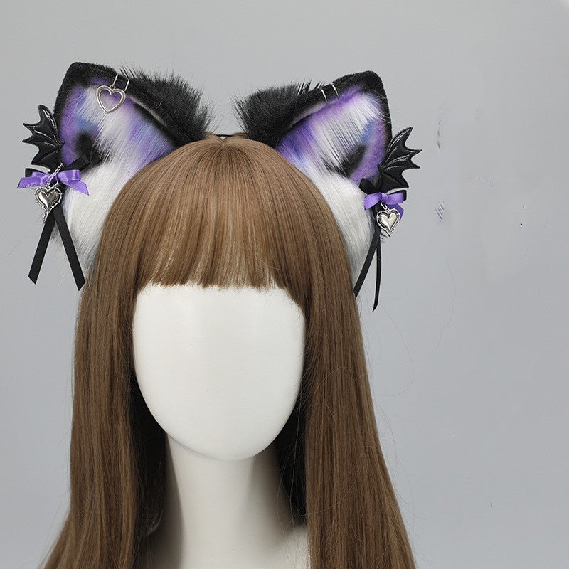 Bandeau Halloween Cent coiffures Accessoires capillaires pour filles japonaises Bandeau noir