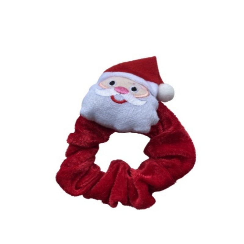 Père Noël Tête de caricature Coiffure en wapiti