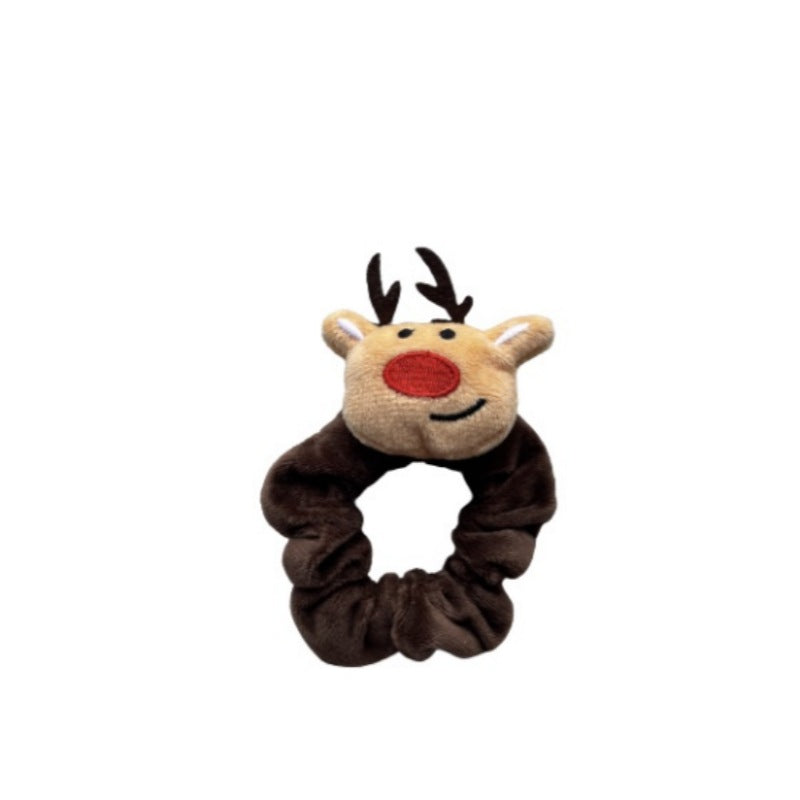 Père Noël Tête de caricature Coiffure en wapiti