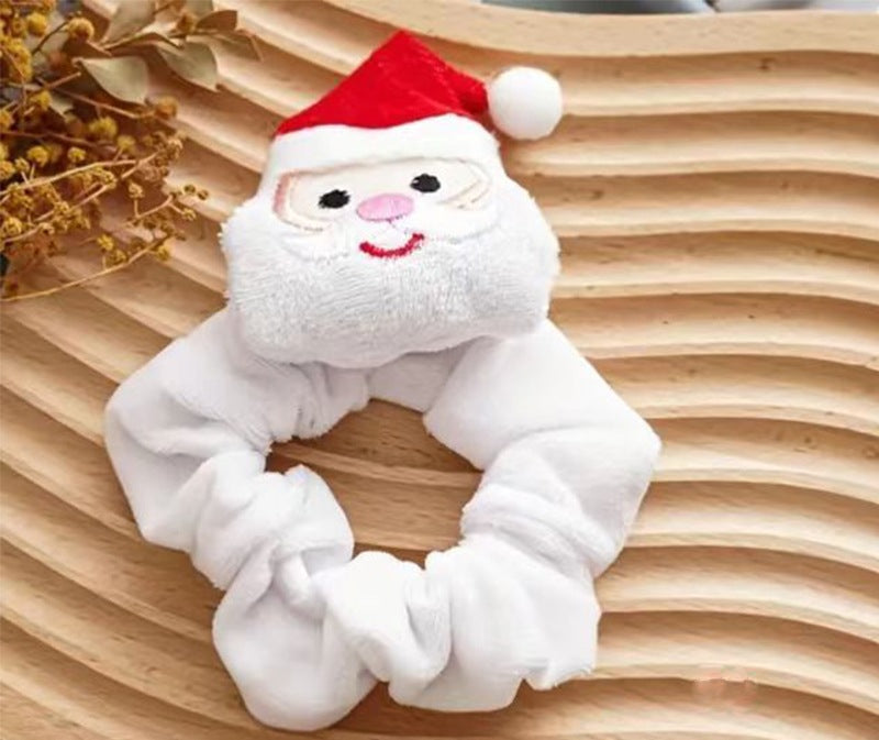 Père Noël Tête de caricature Coiffure en wapiti