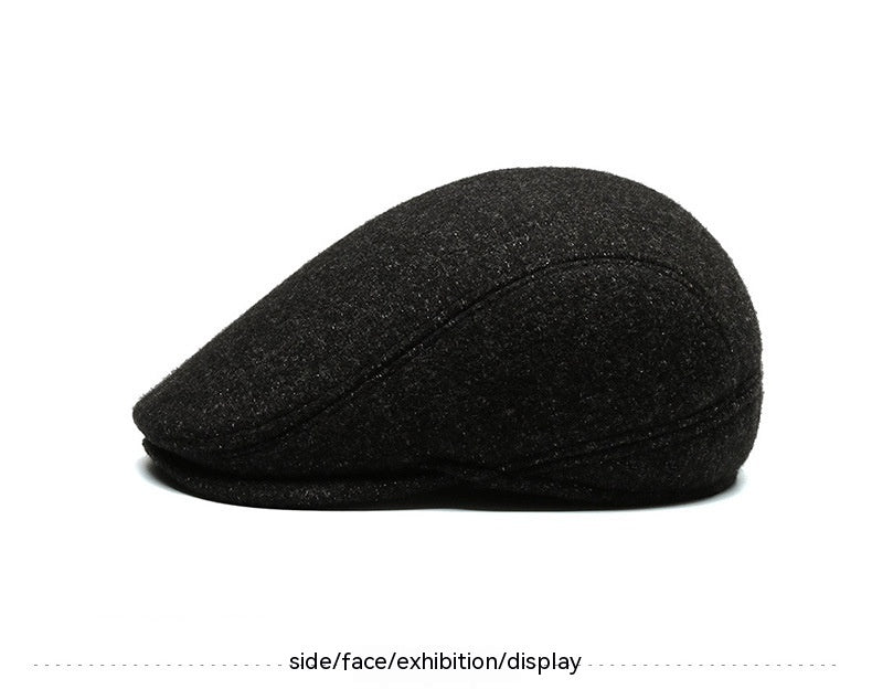 Cyclisme extérieur Beret brim court et chaud Moyen-âge et les hommes âgés Ear Protection Advance H