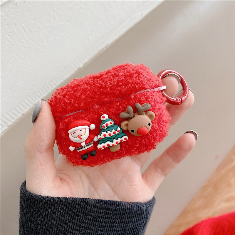 Cas doux de protection de l'oreille de Santa Snowman
