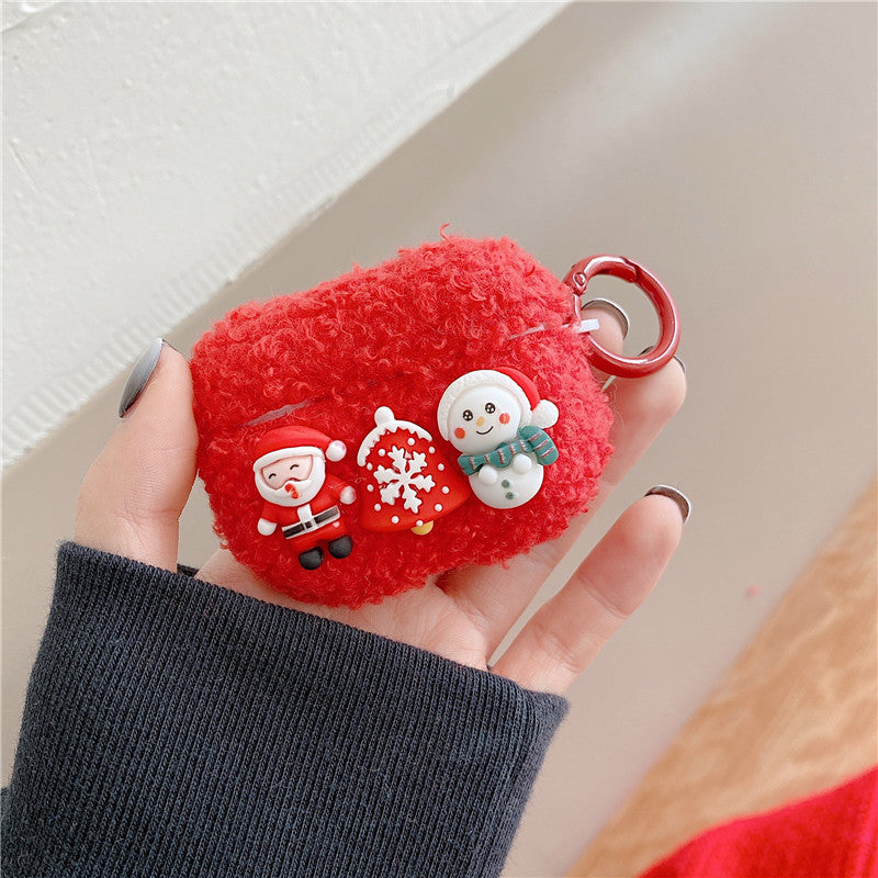Cas doux de protection de l'oreille de Santa Snowman