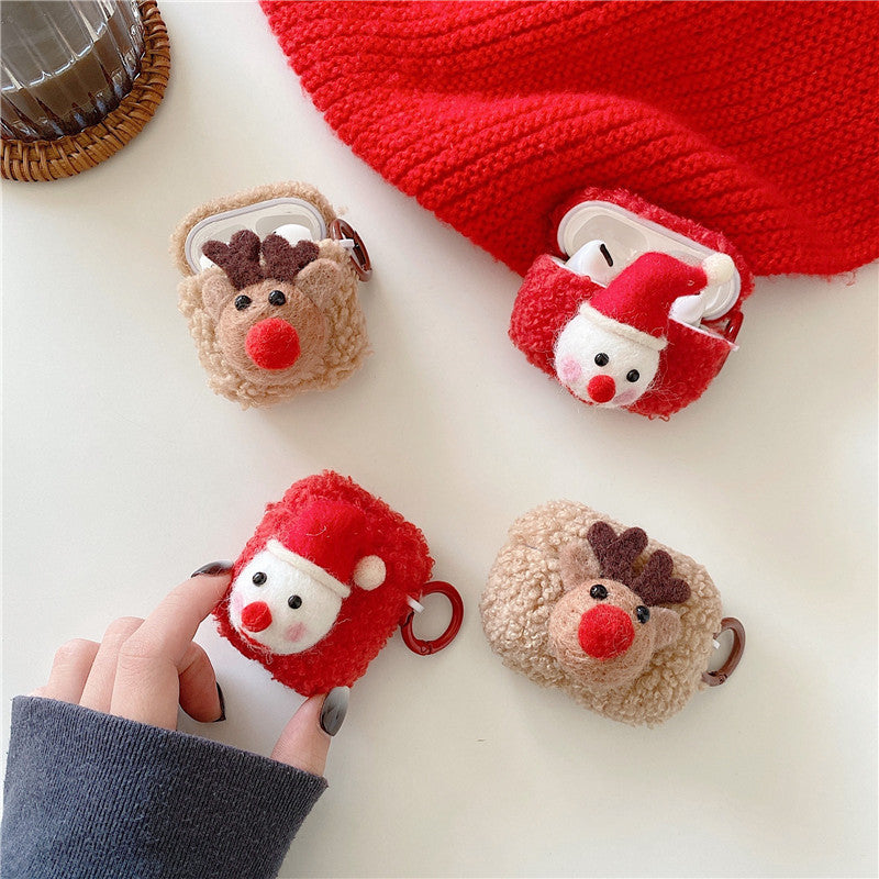 Cas doux de protection de l'oreille de Santa Snowman