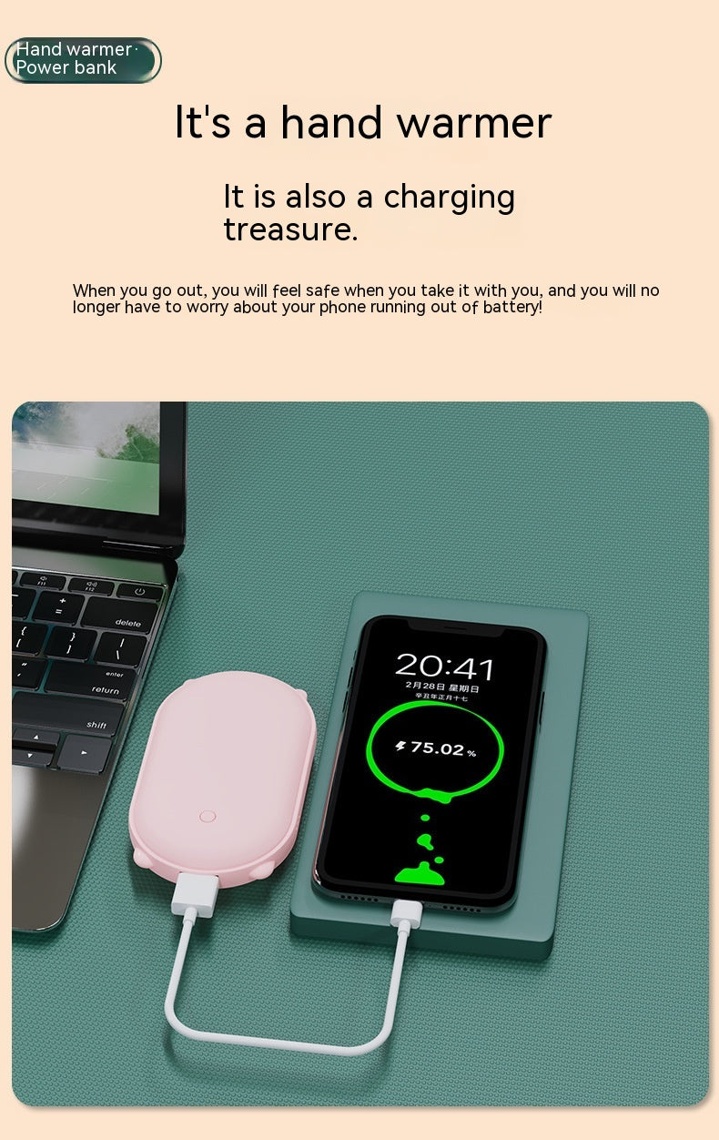 Banque de puissance de Warmer à main USB Deux en un