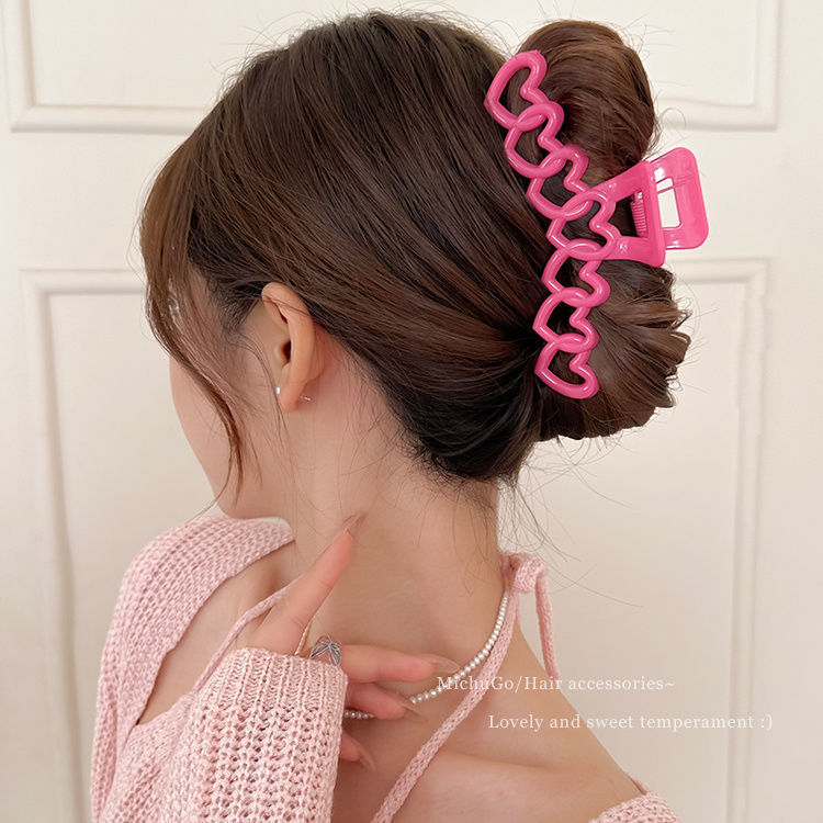 L'amour Coiffure en forme de coeur