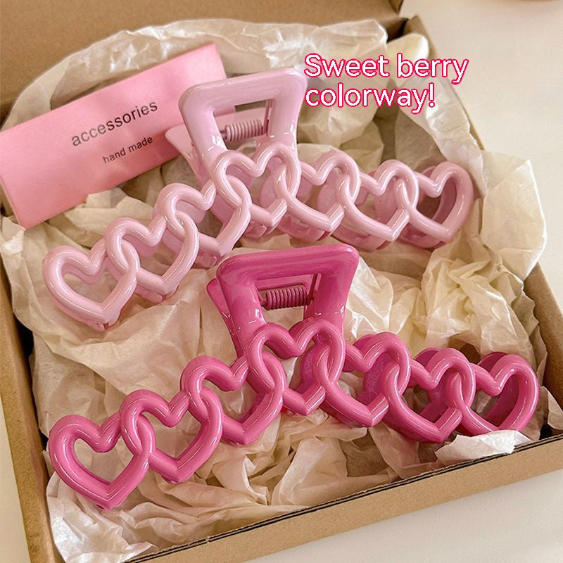L'amour Coiffure en forme de coeur