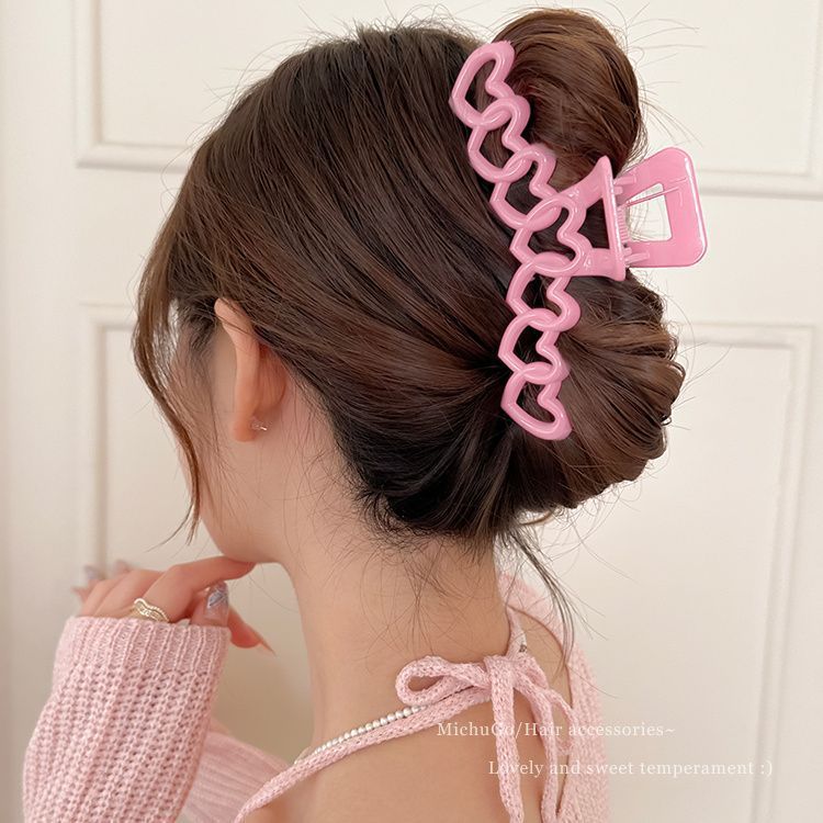 L'amour Coiffure en forme de coeur