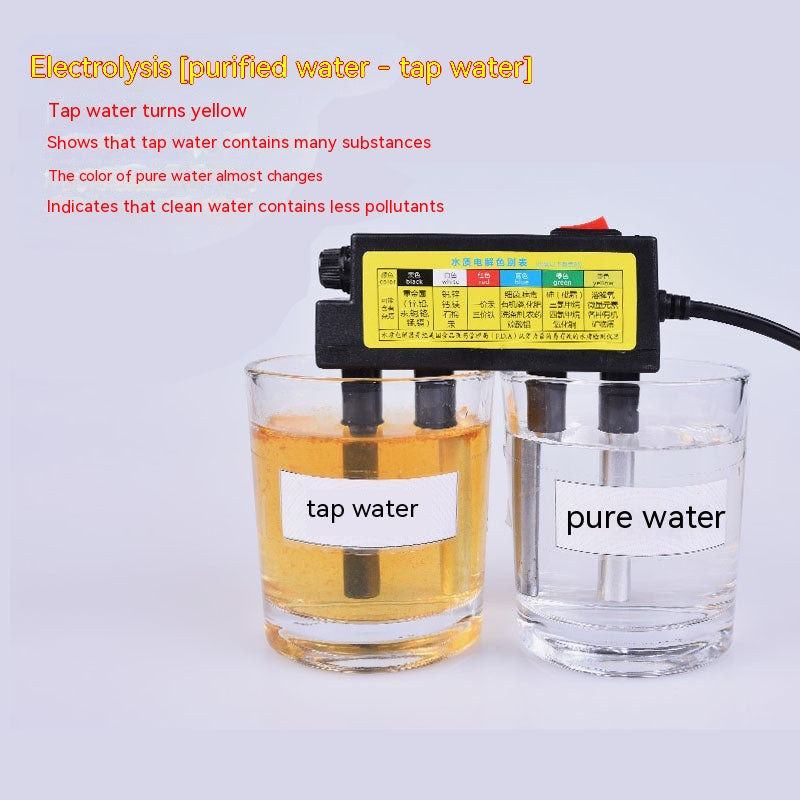 Outil de détection et d'inspection de la qualité de l'eau du robinet Instrument électrolytique métal