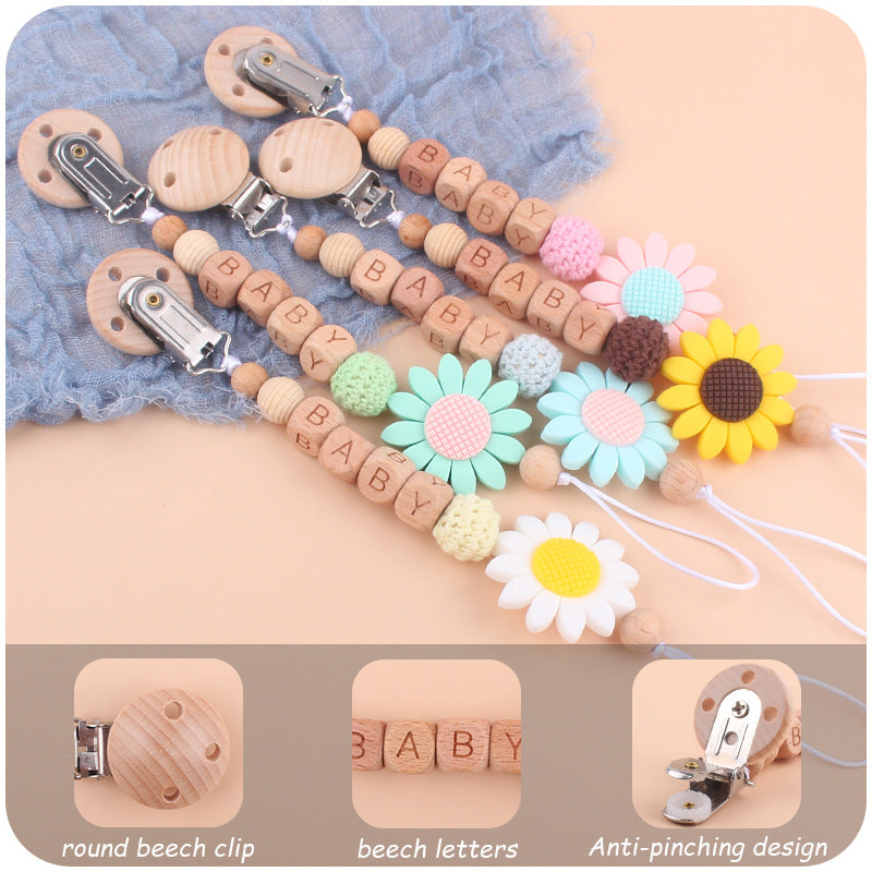 Produits pour bébés Apaisant Pacificateur de hêtre Clip