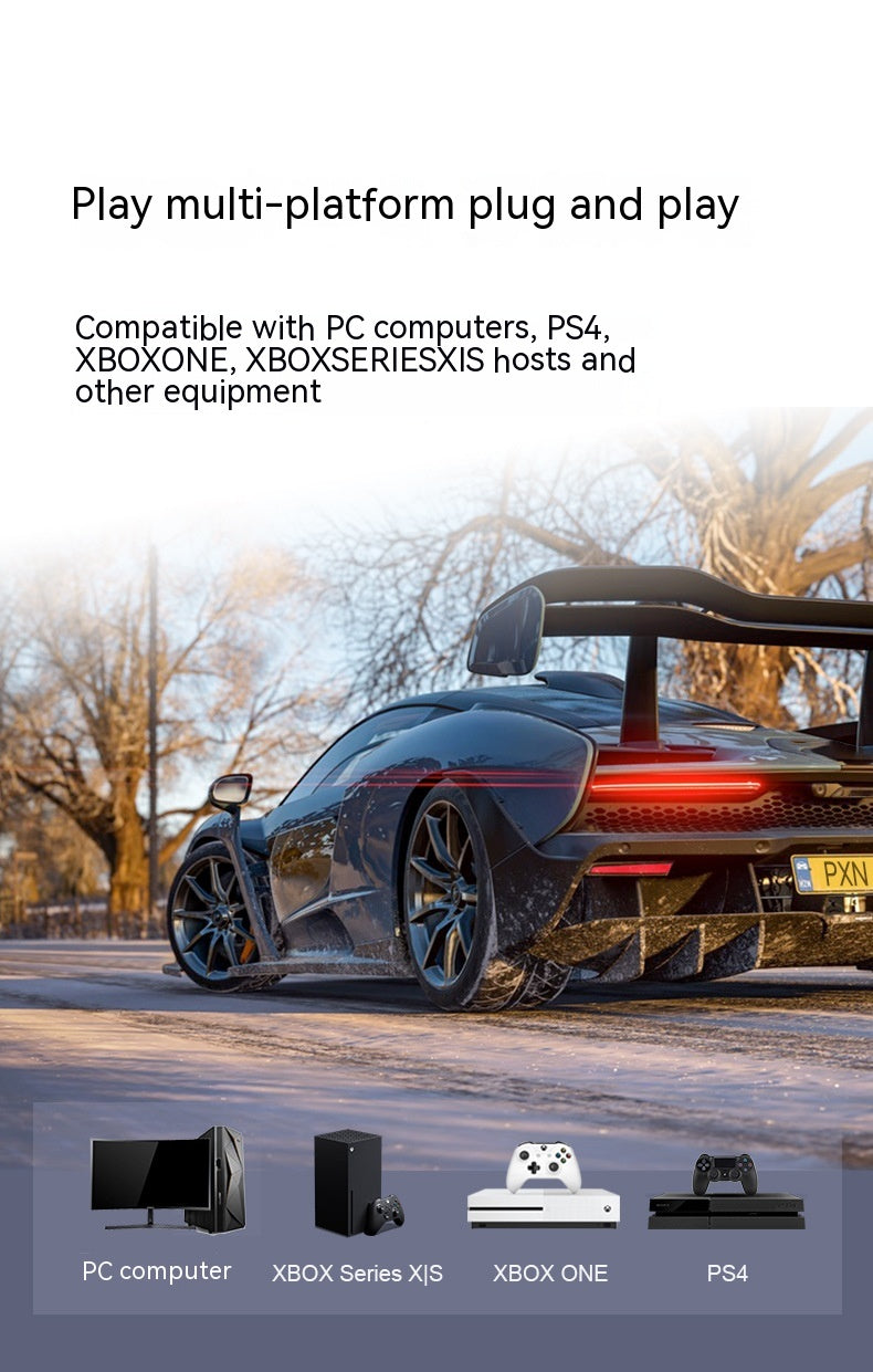 PXN V10 Aiming Wheel Force Feedback Aiming Wheel Compatible with PCXBOX O