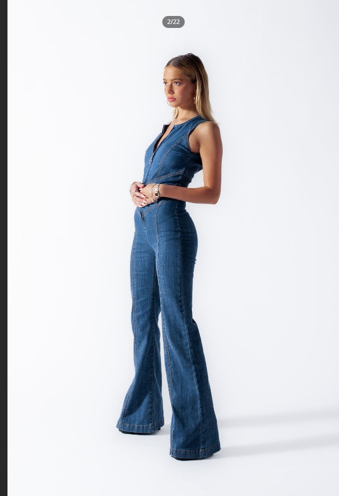 Slim-fit Sexy Cœur-forme combinaison de saut sans dos