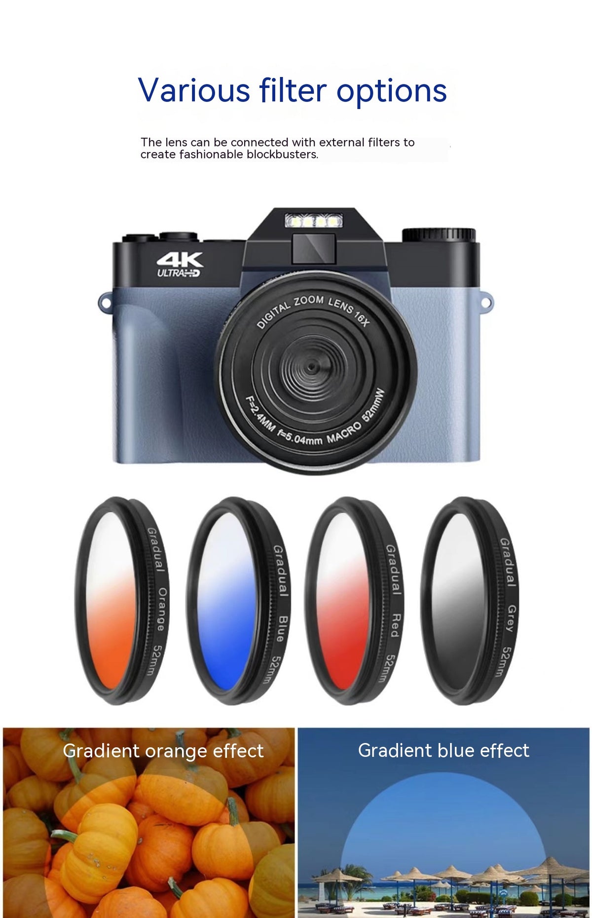 Caméra numérique Accueil Voyage SLR Caméra étudiante Niveau d'entrée Caméra sans miroir avec caméra Ca