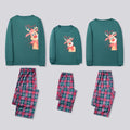 Christmas print long sleeve pyjama top