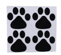 Empreintes, panda, panda, empreintes, autocollants pare-chocs